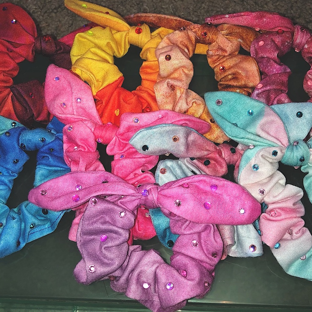 Scrunchies ( Both sides stoned) New